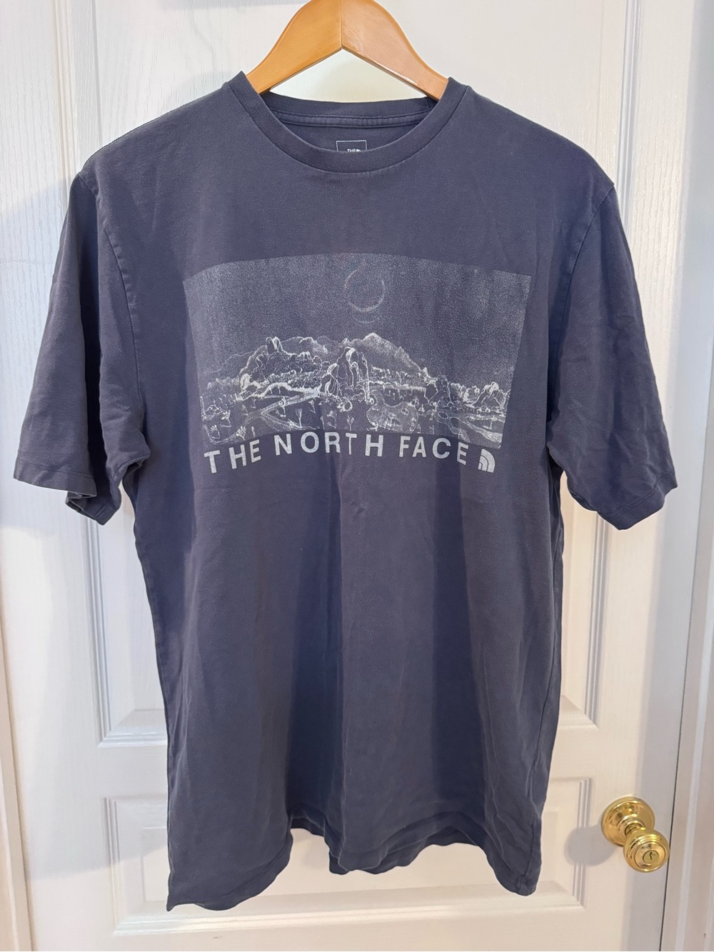 The North Face Men's Graphic Crew T-Shirt - Blue